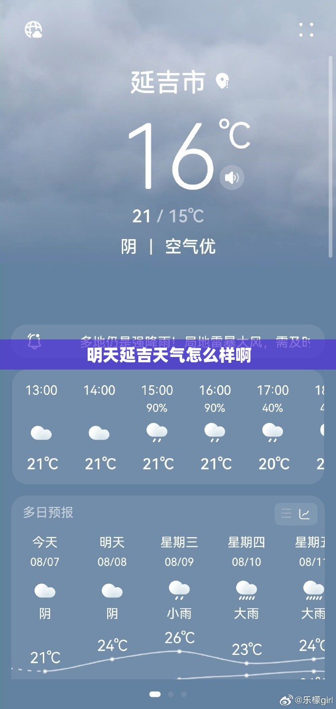 明天延吉天气怎么样啊 明天延吉天气怎么样啊