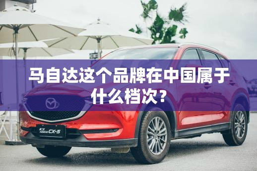 马自达这个品牌在中国属于什么档次？