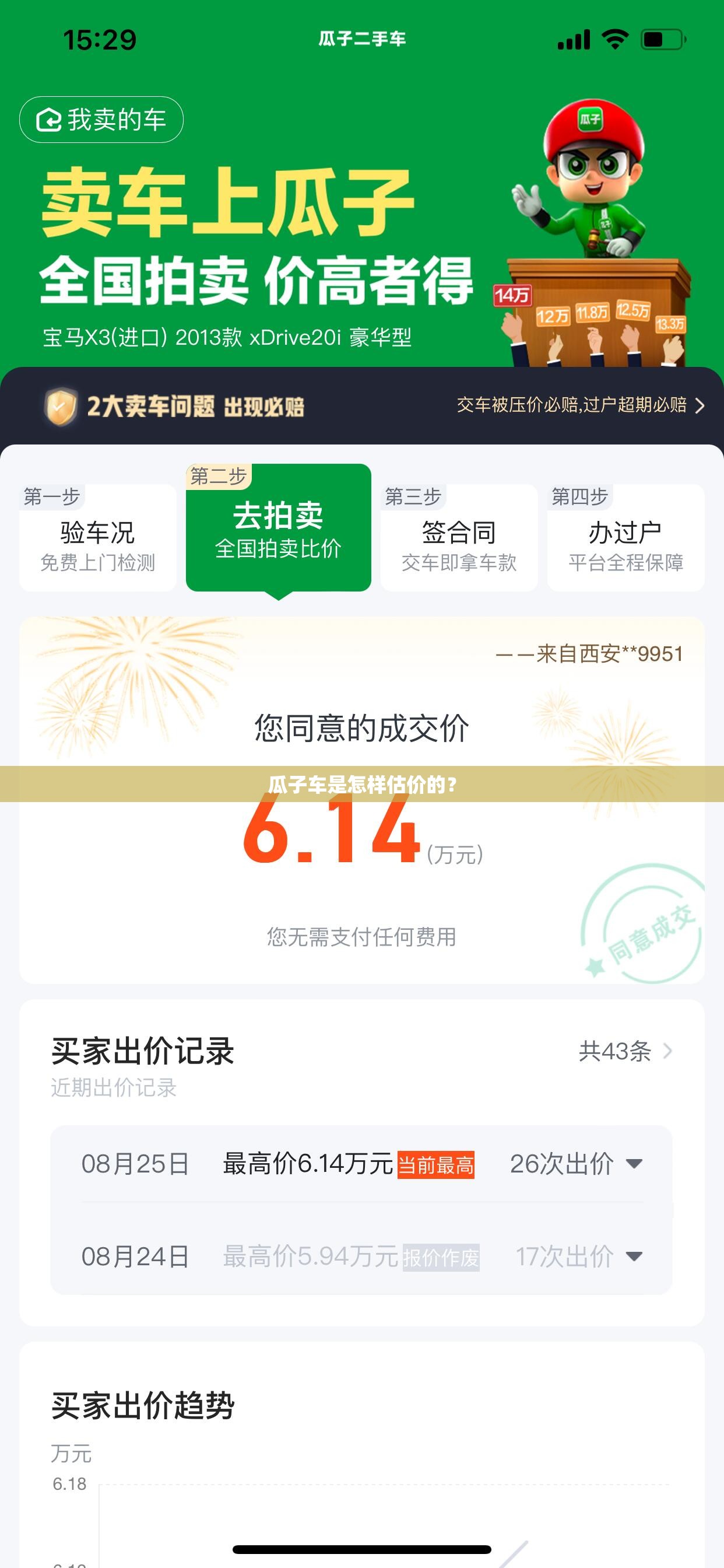 瓜子车是怎样估价的？