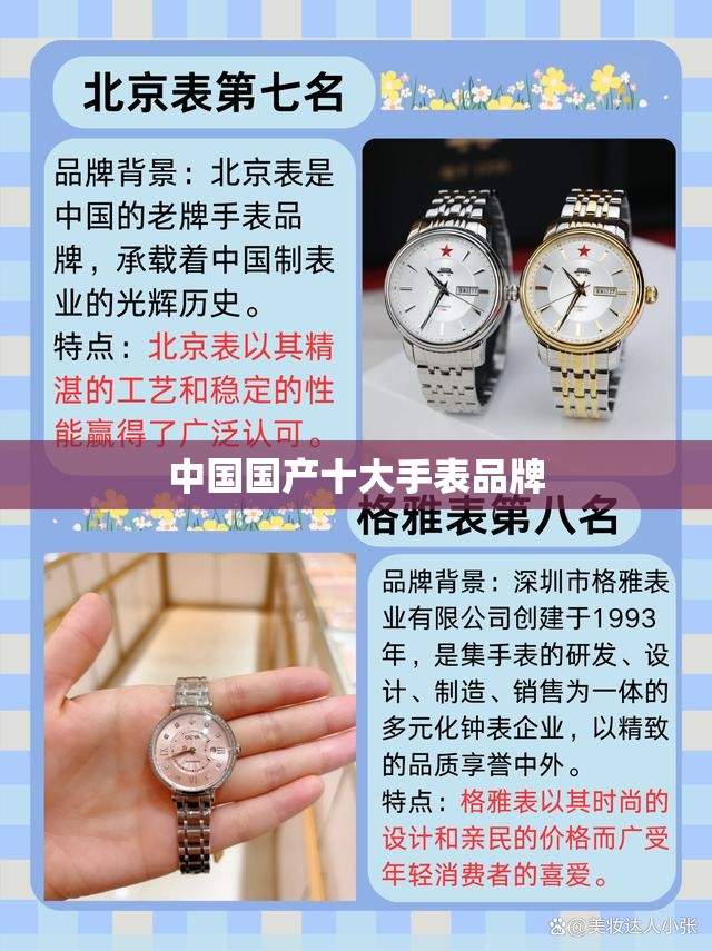 中国国产十大手表品牌