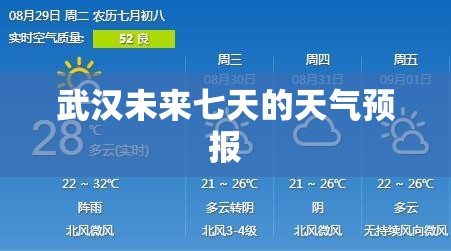 武汉未来七天的天气预报