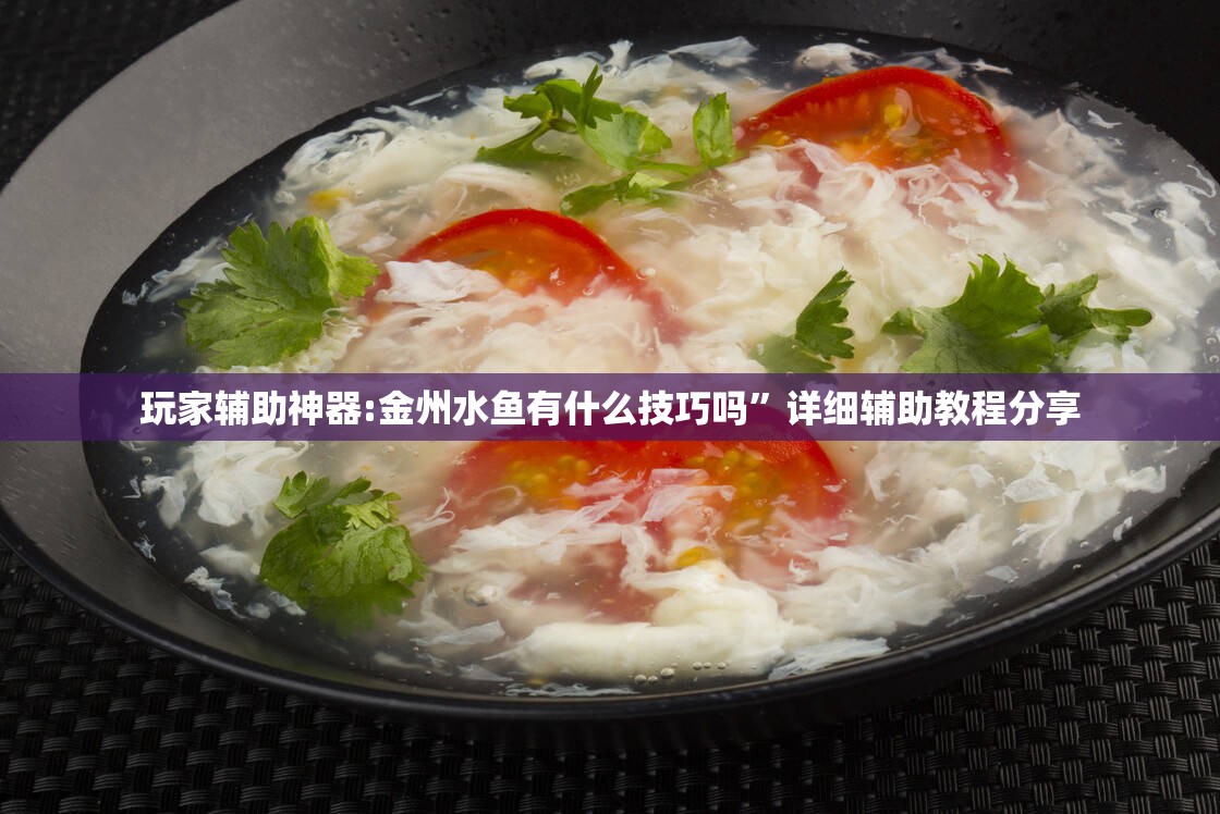 玩家辅助神器:金州水鱼有什么技巧吗”详细辅助教程分享