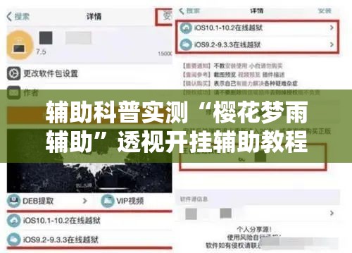 辅助科普实测“樱花梦雨辅助”透视开挂辅助教程