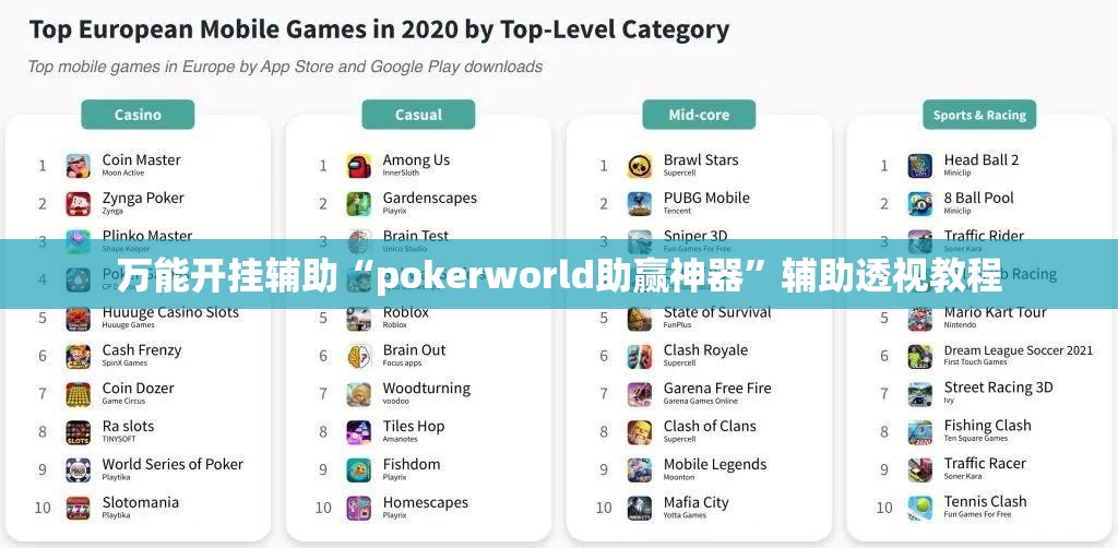 万能开挂辅助“pokerworld助赢神器	”辅助透视教程