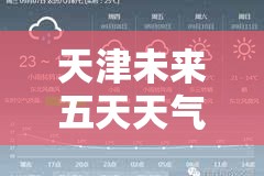 天津未来五天天气预报