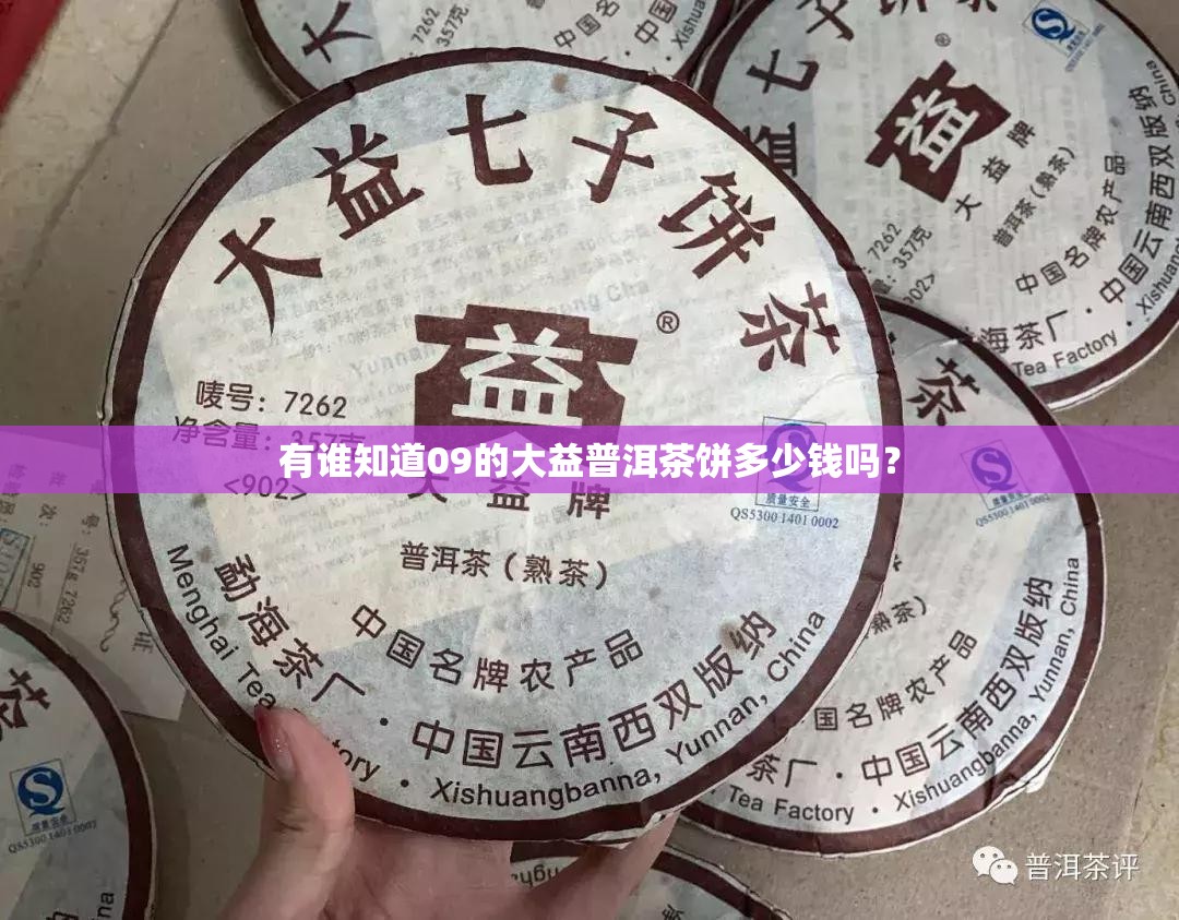 有谁知道09的大益普洱茶饼多少钱吗？
