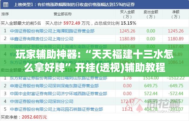 玩家必备攻略!起跑得快软件开挂(辅助神器)开挂详细教程