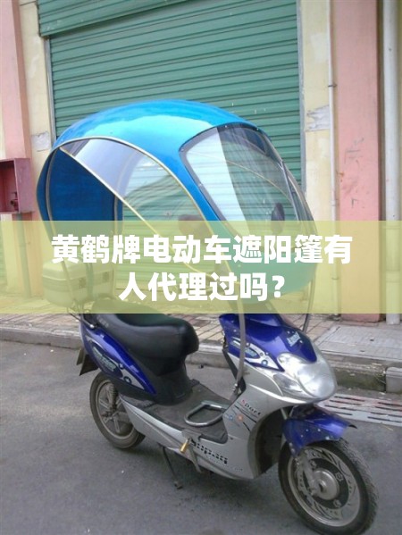 黄鹤牌电动车遮阳篷有人代理过吗？